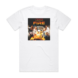 2NE1 Fire 2 Album Cover T-Shirt White 2NE1 Fire 2 Album Cover T-Shirt White