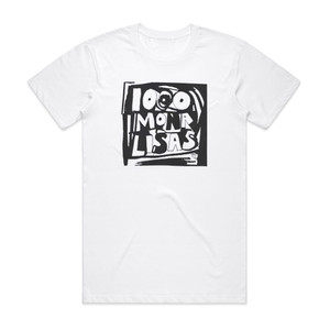 1000 Mona Lisas Dogvile Of Blue Album Cover T-Shirt White 1000 Mona Lisas Dogvile Of Blue Album Cover T-Shirt White