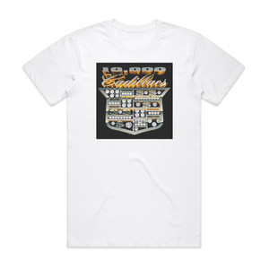 10000 Cadillacs Reap The Whirlwind Album Cover T-Shirt White 10000 Cadillacs Reap The Whirlwind Album Cover T-Shirt White