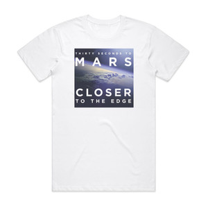 30 Seconds to Mars Closer To The Edge Album Cover T-Shirt White