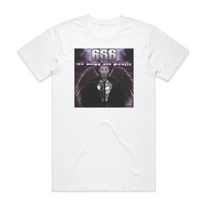 666 The Ways Are Mystic Album Cover T-Shirt White 666 The Ways Are Mystic Album Cover T-Shirt White