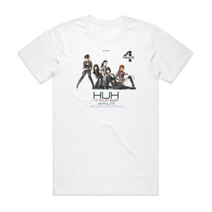 4minute Hit Your Heart Album Cover T-Shirt White 4minute Hit Your Heart Album Cover T-Shirt White