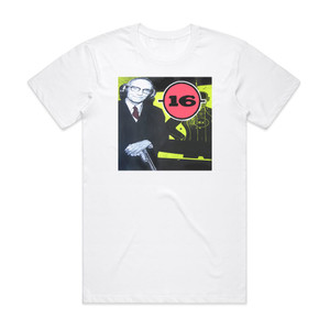 16 Powdered Milk Cast Down Album Cover T-Shirt White 16 Powdered Milk Cast Down Album Cover T-Shirt White