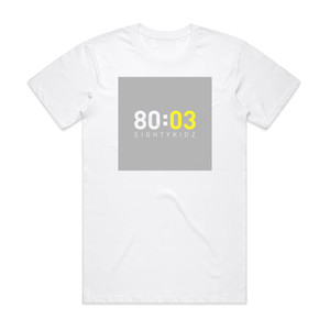 80kidz 8003 Album Cover T-Shirt White 80kidz 8003 Album Cover T-Shirt White
