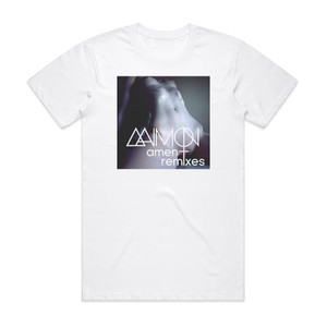 AAIMON Amen Remixes Album Cover T-Shirt White