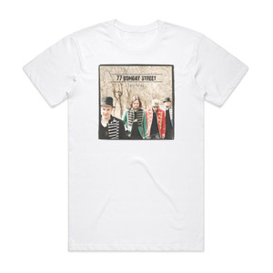 77 Bombay Street Up In The Sky Album Cover T-Shirt White 77 Bombay Street Up In The Sky Album Cover T-Shirt White