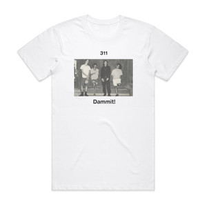 311 Dammit Album Cover T-Shirt White 311 Dammit Album Cover T-Shirt White