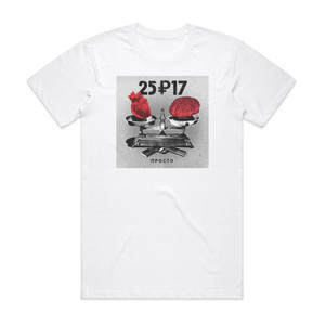 25 17 Empty 1 Album Cover T-Shirt White 25 17 Empty 1 Album Cover T-Shirt White
