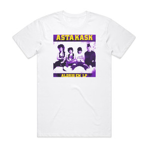 Asta Kask Aldrig En Lp Album Cover T-Shirt White