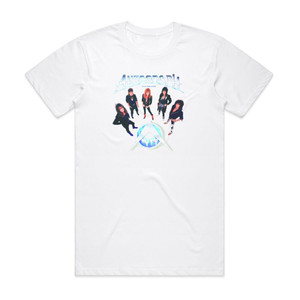 Autograph Loud And Clear Album Cover T-Shirt White Autograph Loud And Clear Album Cover T-Shirt White