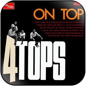 Four Tops On Top Album Cover Sticker