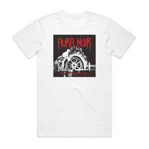 Aura Noir Black Thrash Attack Album Cover T-Shirt White