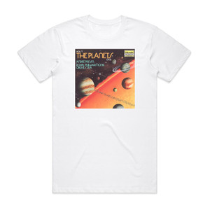 Andre Previn British Composers Holst The Planets The Perfect Fool Ballet Album Cover T-Shirt White Andre Previn British Composers Holst The Planets The Perfect Fool Ballet Album Cover T-Shirt White