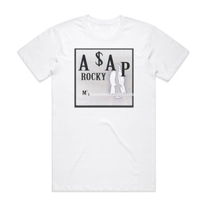 ASAP Rocky M Album Cover T-Shirt White ASAP Rocky M Album Cover T-Shirt White