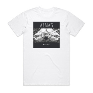Almah Motion Album Cover T-Shirt White Almah Motion Album Cover T-Shirt White
