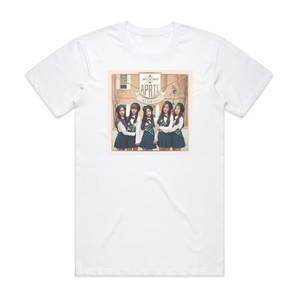 APRIL Boing Boing Album Cover T-Shirt White APRIL Boing Boing Album Cover T-Shirt White