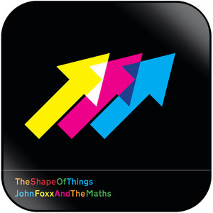 John Foxx and the Maths The Shape Of Things Album Cover Sticker John Foxx and the Maths The Shape Of Things Album Cover Sticker