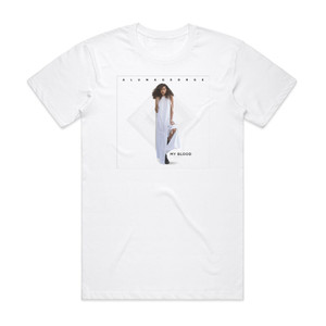 AlunaGeorge My Blood Album Cover T-Shirt White AlunaGeorge My Blood Album Cover T-Shirt White