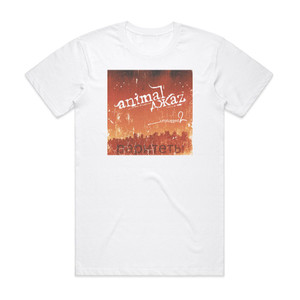 Animal DjaZ Unplugged 2 Album Cover T-Shirt White Animal DjaZ Unplugged 2 Album Cover T-Shirt White
