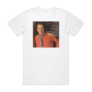 Andy Williams Honey Album Cover T-Shirt White Andy Williams Honey Album Cover T-Shirt White