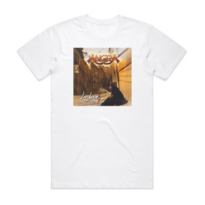 Angra Lisbon Album Cover T-Shirt White Angra Lisbon Album Cover T-Shirt White