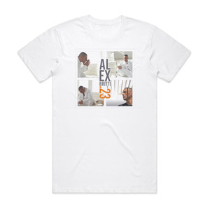 Alex Britti 23 Album Cover T-Shirt White Alex Britti 23 Album Cover T-Shirt White