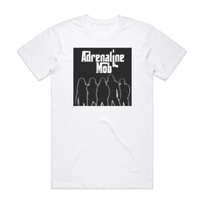Adrenaline Mob Adrenaline Mob Album Cover T-Shirt White Adrenaline Mob Adrenaline Mob Album Cover T-Shirt White