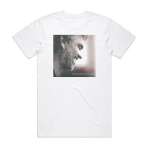 Andrea Bocelli Amor Album Cover T-Shirt White Andrea Bocelli Amor Album Cover T-Shirt White