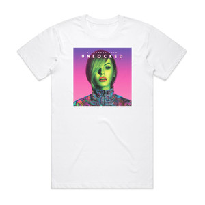 Alexandra Stan Unlocked Album Cover T-Shirt White Alexandra Stan Unlocked Album Cover T-Shirt White