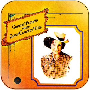 Connie Francis Connie Francis Sings Country Western Hits Album Cover Sticker