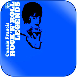 Connie Francis Rock N Roll Legends Album Cover Sticker Connie Francis Rock N Roll Legends Album Cover Sticker