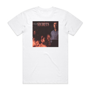 Allan Holdsworth Secrets Album Cover T-Shirt White Allan Holdsworth Secrets Album Cover T-Shirt White