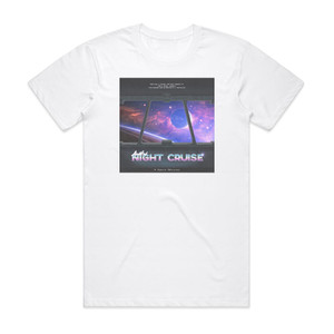 AWITW Night Cruise Album Cover T-Shirt White AWITW Night Cruise Album Cover T-Shirt White