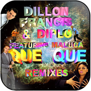 Dillon Francis Que Que Remixes Album Cover Sticker Dillon Francis Que Que Remixes Album Cover Sticker