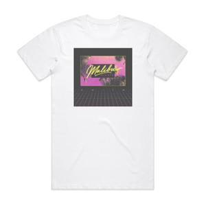 AWITW Malibu Nights Album Cover T-Shirt White AWITW Malibu Nights Album Cover T-Shirt White