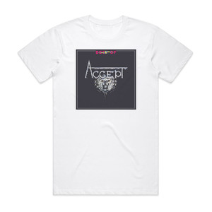Accept Best Of Accept Album Cover T-Shirt White Accept Best Of Accept Album Cover T-Shirt White