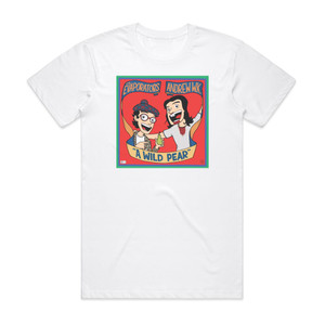 Andrew WK A Wild Pear Album Cover T-Shirt White Andrew WK A Wild Pear Album Cover T-Shirt White