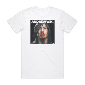 Andrew WK I Get Wet Album Cover T-Shirt White