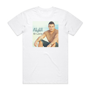 Amr Diab El Leila Album Cover T-Shirt White