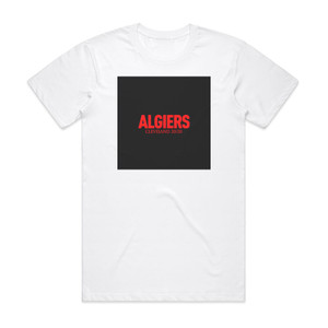 Algiers Cleveland 2020 Album Cover T-Shirt White Algiers Cleveland 2020 Album Cover T-Shirt White