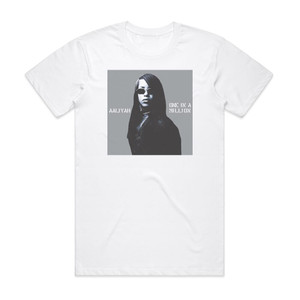 Aaliyah One In A Million Album Cover T-Shirt White Aaliyah One In A Million Album Cover T-Shirt White