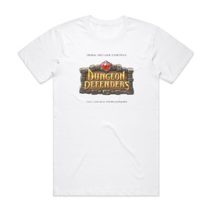 Afshin Toufighian Dungeon Defenders Ost Album Cover T-Shirt White Afshin Toufighian Dungeon Defenders Ost Album Cover T-Shirt White