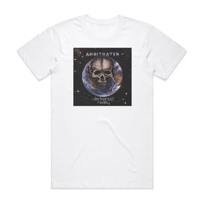 Arbitrater Darkened Reality Album Cover T-Shirt White Arbitrater Darkened Reality Album Cover T-Shirt White