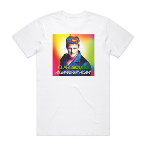 Acha Alexande Claroscuro Album Cover T-Shirt White