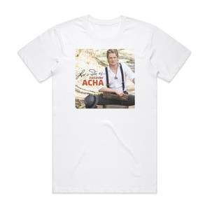 Acha Alexande La Vida Es Album Cover T-Shirt White Acha Alexande La Vida Es Album Cover T-Shirt White