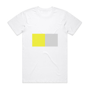 Alva Noto and Ryuichi Sakamoto Utp Album Cover T-Shirt White Alva Noto and Ryuichi Sakamoto Utp Album Cover T-Shirt White