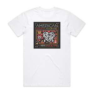 American Dream Machine New Apocalypse Album Cover T-Shirt White American Dream Machine New Apocalypse Album Cover T-Shirt White