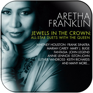 Aretha Franklin Jewels In The Crown All Star Duets With The Queen Album Cover Sticker Aretha Franklin Jewels In The Crown All Star Duets With The Queen Album Cover Sticker