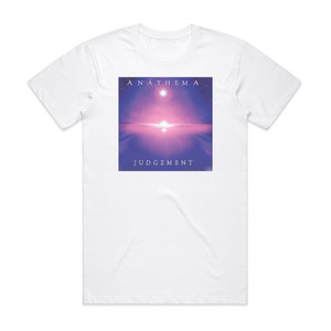 Anathema Judgement 1 Album Cover T-Shirt White Anathema Judgement 1 Album Cover T-Shirt White