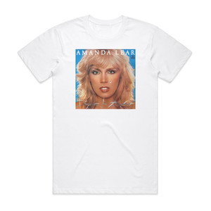 Amanda Lear Diamonds For Breakfast Album Cover T-Shirt White Amanda Lear Diamonds For Breakfast Album Cover T-Shirt White